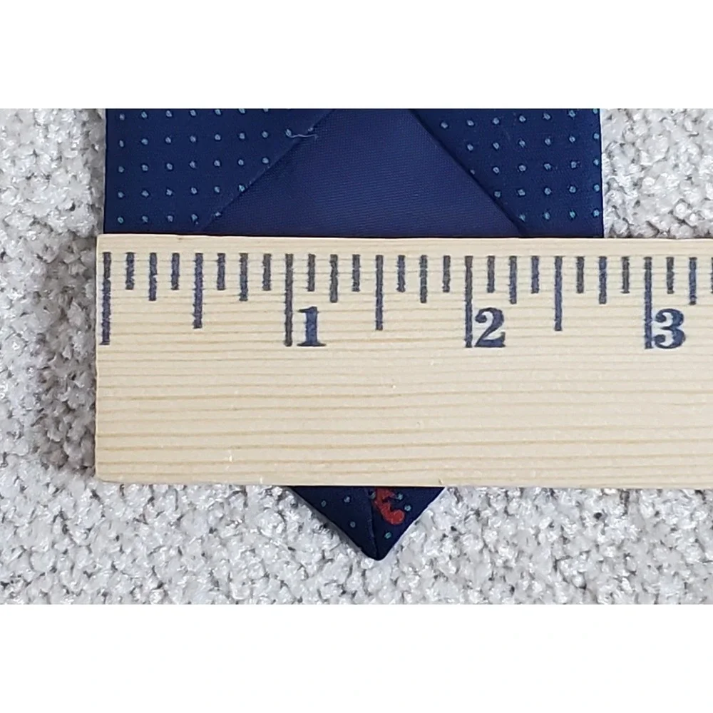 Men's‎ Christmas Neck Tie With Reindeer Navy and Red 56